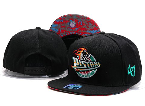 Detroit Pistons NBA Snapback Hat YS181